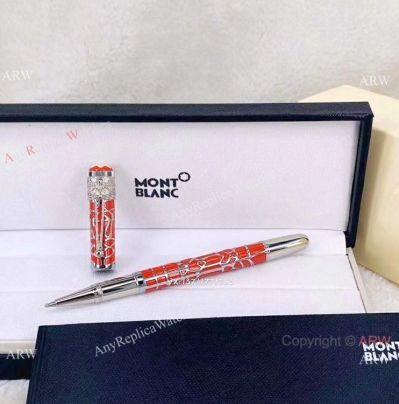 Mont Blanc Spider Red Rollerball pen - Fake Mont Blanc Pens for Sale